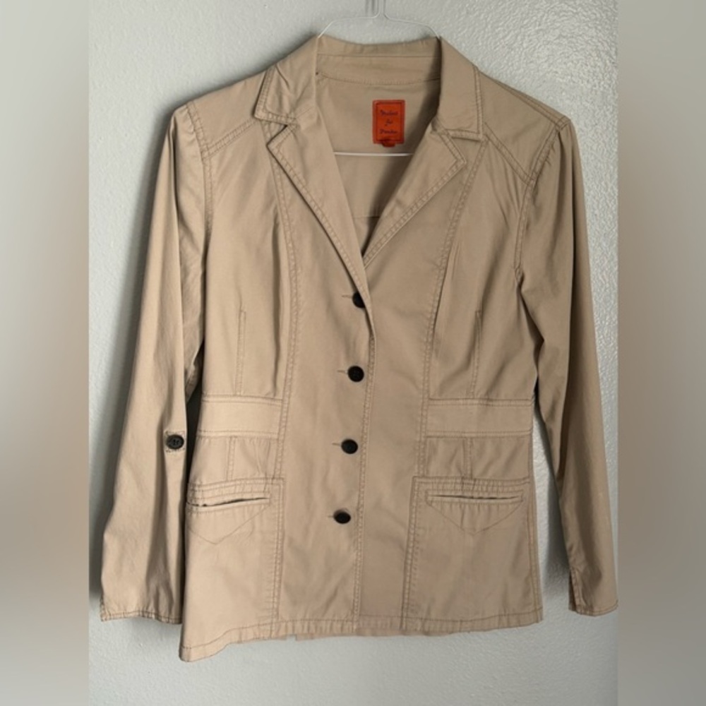 Workers For Freedom Khaki Khaki Jacket Size 4